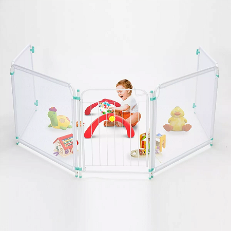 Cercado Grade Tela De Proteção Portão Bebe Infantil Criança, cães