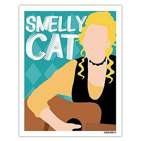 Placa Decorativa Smelly Cat - Friends