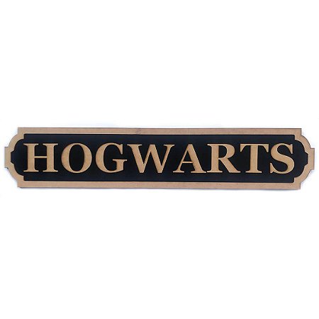 Quadro Placa Hogwarts - Harry Potter