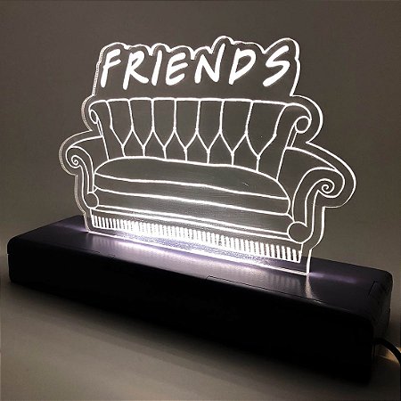 Luminária Acrílico Sofá - Friends