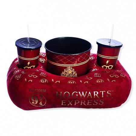 Almofada Porta Pipoca Plataforma 9 3/4 - Harry Potter