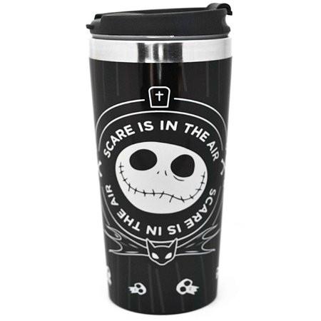 Copo Térmico Inox de Viagem Jack Skellington - O Estranho Mundo de Jack