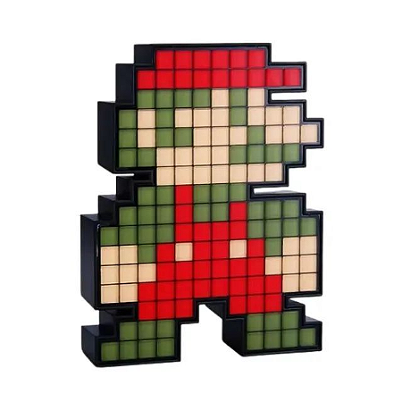 Luminaria Super Mario Bros Pixel 8 Bit