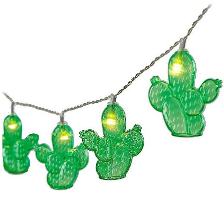 Cordão de Luz - 10 Cactus - 1,80m