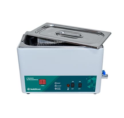 Banho Ultrassônico com aquecimento 20L - Solidsteel