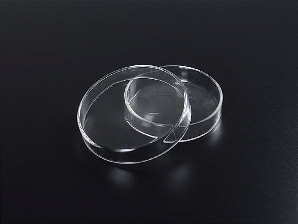 Placa de Petri 150mmx20mm vidro borossilicato 3.3 pacote com 5 peças PERFECTA