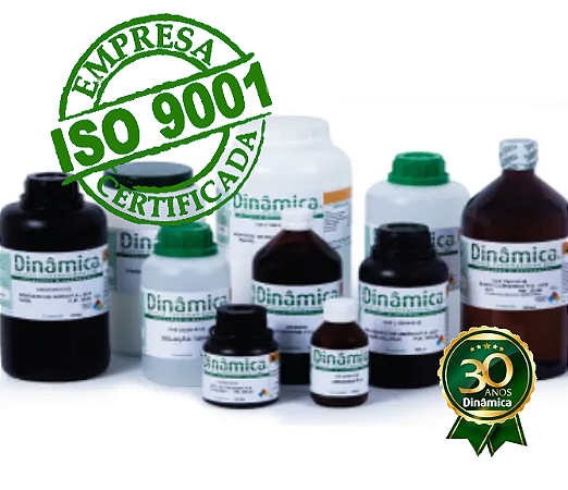 Solucao Padrao de Enxofre S = 10.00 g/L para ICP - COM CERTIFICADO DE ANALISE RASTREADO AO NIST de 250ML - Dinâmica Química