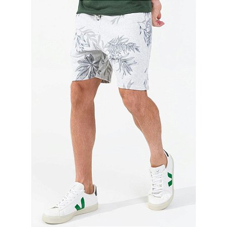 Bermuda Masculina de Moletinho Cinza