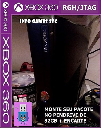 Pendrive de 32gb com Jogos de Xbox 360 RGH/JTAG!!! Monte o seu Pacote!!! -  https://patch-info-games-stc.lojaintegrada.com.br/