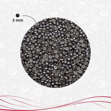Meia Pérola 3mm 1.000