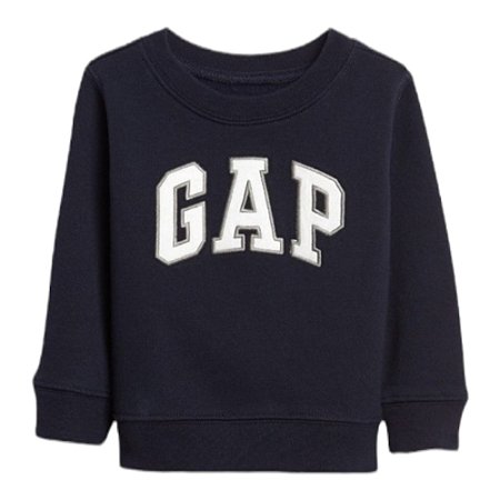 Blusa Moletom Infantil Azul Gap - Vianna's