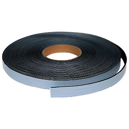 Fita Vedação Neoprene Adesivo 1 Lado Preto 3mmx20mmx10m