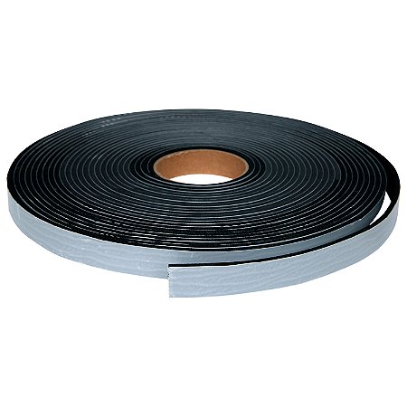 Fita Vedação Espuma EPDM Preto Adesivo 1 Lado - 3mm x 15mm x 10m
