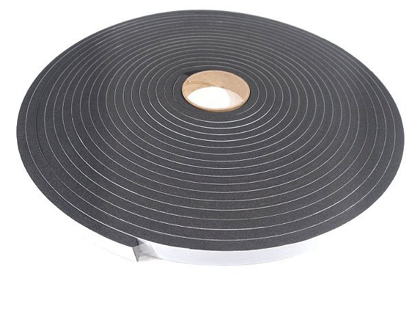 Fita EPDM 6mm X 15mm X 10mts Autocolante