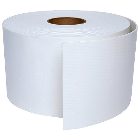 Fita de Vedação em EVA Branco Adesivado 1 Lado 02mm x 100mm x 10m