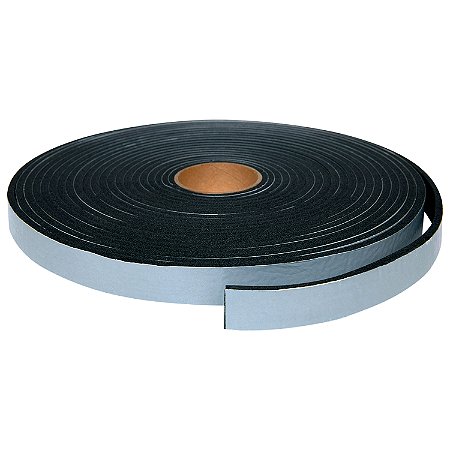 Fita Espuma PVC Com Adesivo 1 Lado - 5mm x 20mm x 10m