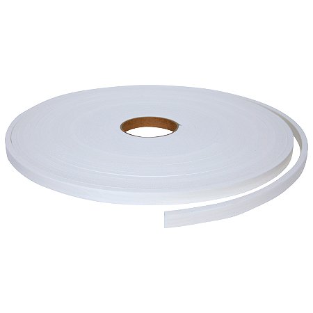 Fita Vedação Eva Branco Adesivado 1 Lado 4mm X 10mm X 10m