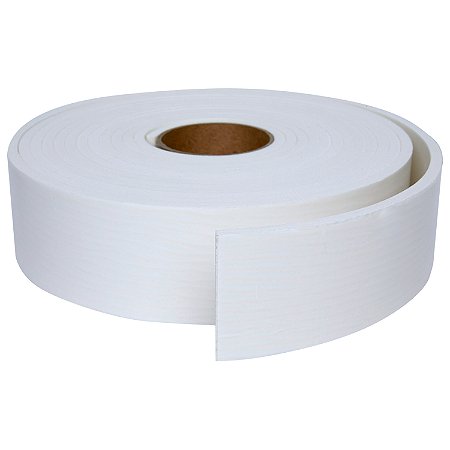 Fita Vedação Eva Branco Adesivado 1 Lado 5mm X 50mm X 5mts