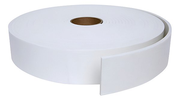 Ripado Eva Branco Autocolante Larg 5cm X 5mm X 10 Metros