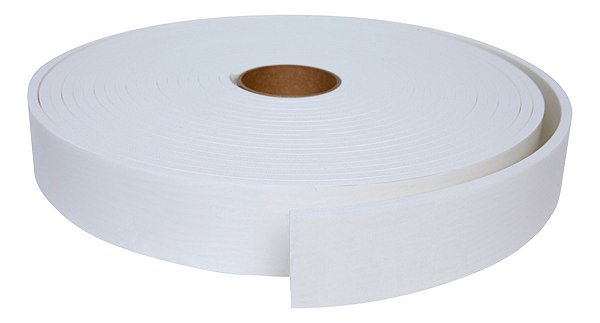 Ripado Eva Branco Autocolante Larg 4cm X 5mm X 10 Metros