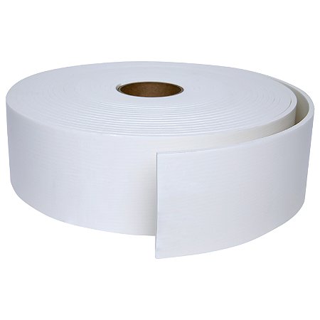 Ripado Eva Branco Autocolante Larg 7cm X 5mm X 10 Metros