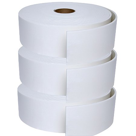 Ripado Eva Branco Autocolante Larg 7cm X 5mm X 30 Metros