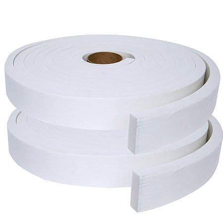 Ripado Eva Branco Autocolante Larg 4cm X 1,5cm X 10 Metros