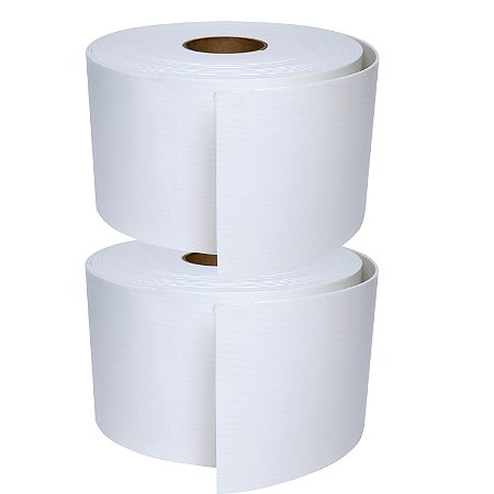 Ripado Eva Branco Autocolante Larg 10cm X 2mm X 20 Metros