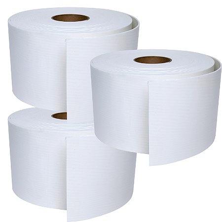 Ripado Eva Branco Autocolante Larg 10cm X 2mm X 30 Metros