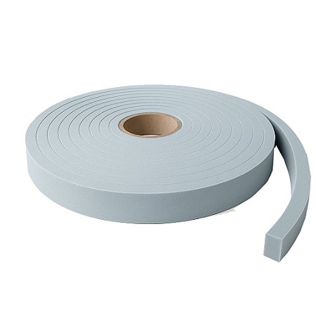 Fita EVA Cinza Adesivo 1 Lado - 15mm X Larg 20mm x 5 Metros
