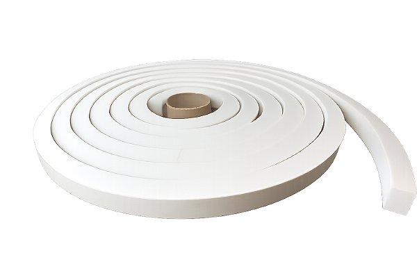 Fita Eva Branco Autocolante 1 Lado 20mm X Larg 20mm X 5 Mts Branco