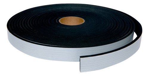 Fita EVA Preto Adesivo 1 Lado - 5mm X Larg 30mm x 10 Metros
