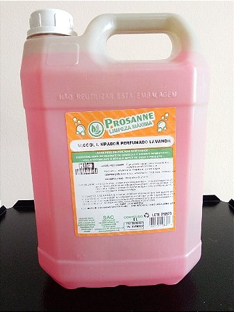 ALCOOL PERFUMADO LAVANDA - 5 LITROS