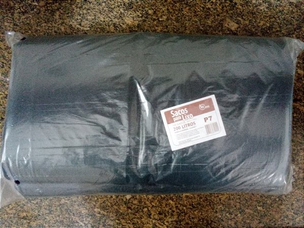 SACO PARA LIXO P7 - 200 LITROS 100 UNIDADES