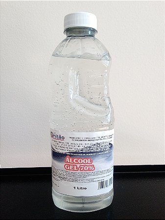 ALCOOL GEL 70° INPM - 1 LITRO