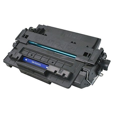 Toner Compatível HP 55A CE255A - HP P3015DN M525 P3010 P3015N P3015X M525F para 6.000 impressões