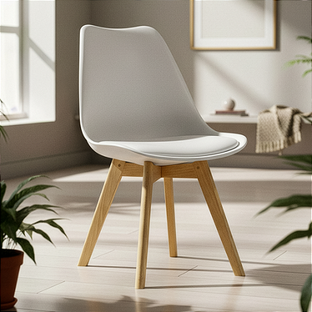 Cadeira Charles Eames Saarinen - Branca