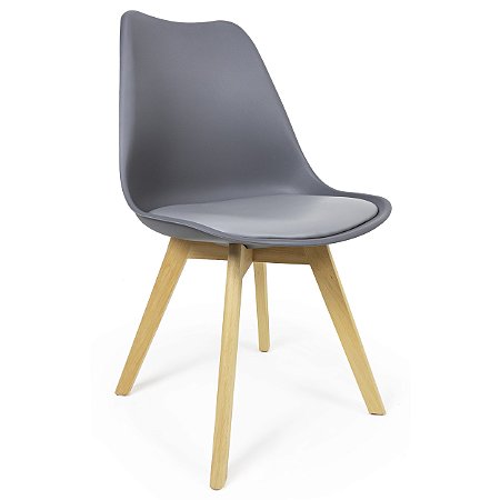 Cadeira Charles Eames Eiffel Saarinen - Cinza