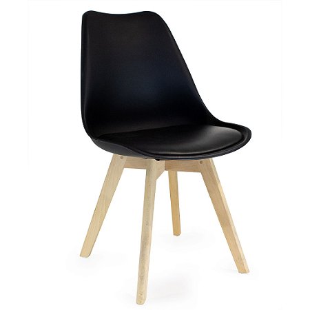 Cadeira Charles Eames Eiffel Saarinen - Preta