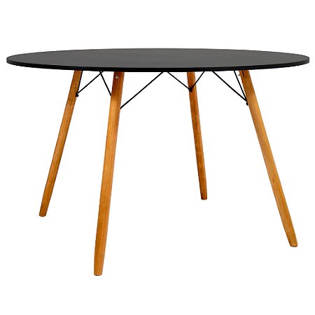 Mesa Redonda Eiffel 120cm - Preto