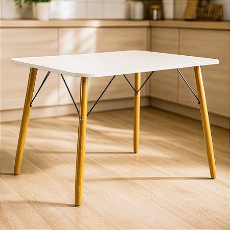 Mesa de Jantar Eiffel 120x80 - Branco