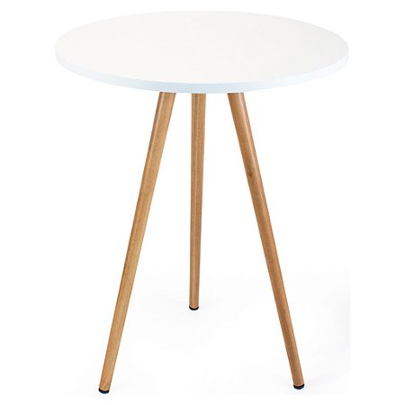 Mesa Redonda Tripé 60cm - Branco