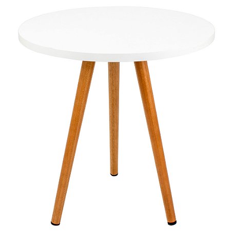 Mesa Redonda Tripé 50cm - Branco