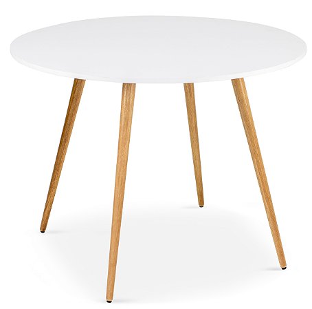 Mesa Redonda Sofia 90cm - Branco