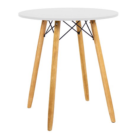 Mesa Redonda Eiffel 70cm - Branco