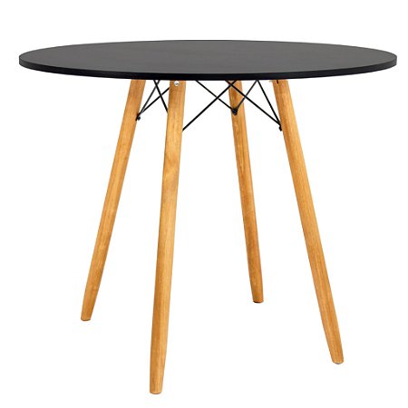 Mesa Redonda Eiffel 90cm - Preto