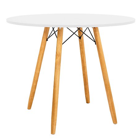 Mesa Redonda Eiffel 90cm - Branco