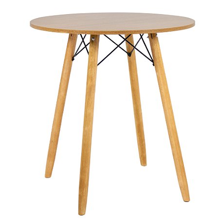Mesa Redonda Eiffel 70cm - Louro Freijó