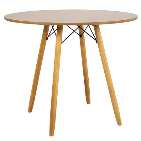 Mesa Redonda Eiffel 90cm - Louro Freijó