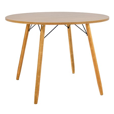 Mesa Redonda Eiffel 100cm - Louro Freijó